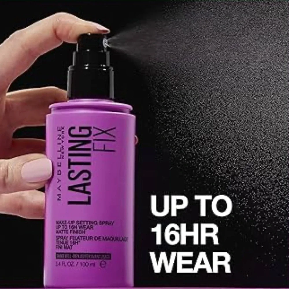 5/$25💜 Maybelline Lasting Fix Matte Finish Makeup Setting Spray Mini 1 oz